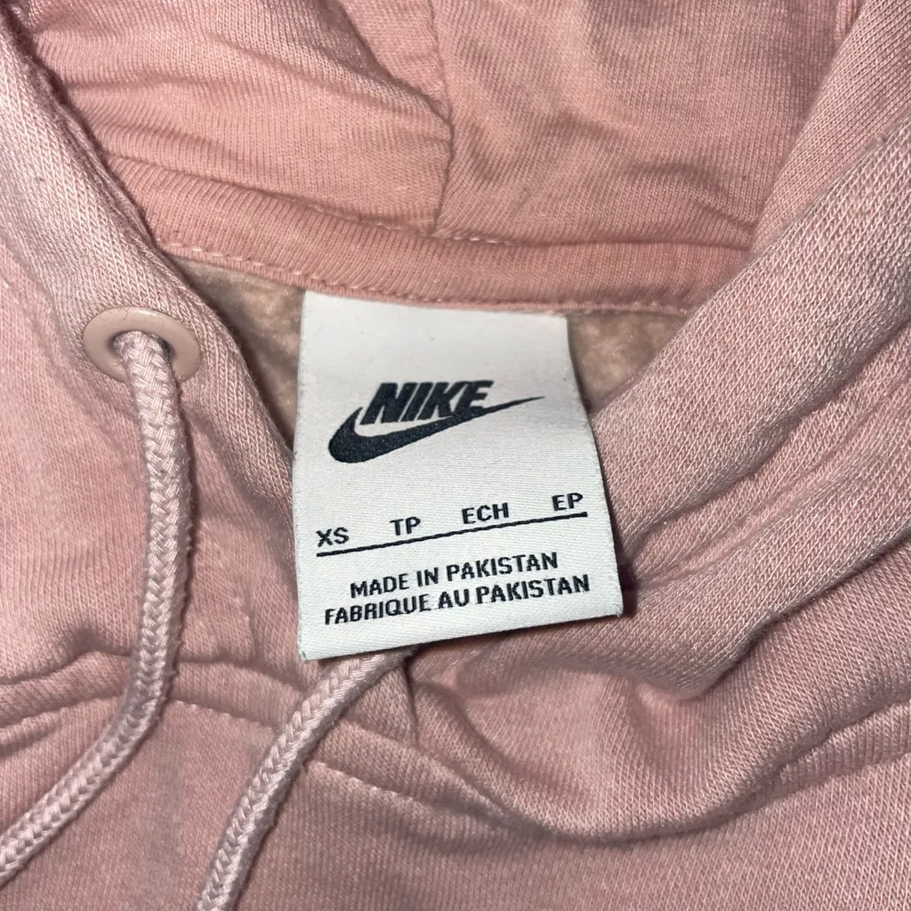 Woman’s size xs pink Nike hoodie sweater - Image 2