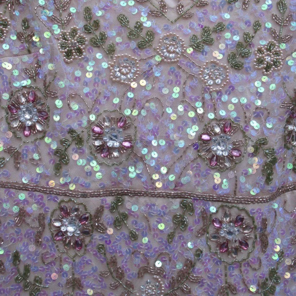 Mac Duggal 10772 Size 10 Embellished Ruffle Cap Sleeve Gown Dress - Image 15