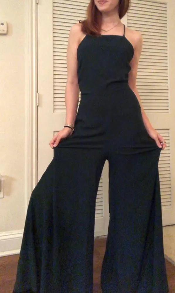 ZARA emerald green jumpsuit - Image 4