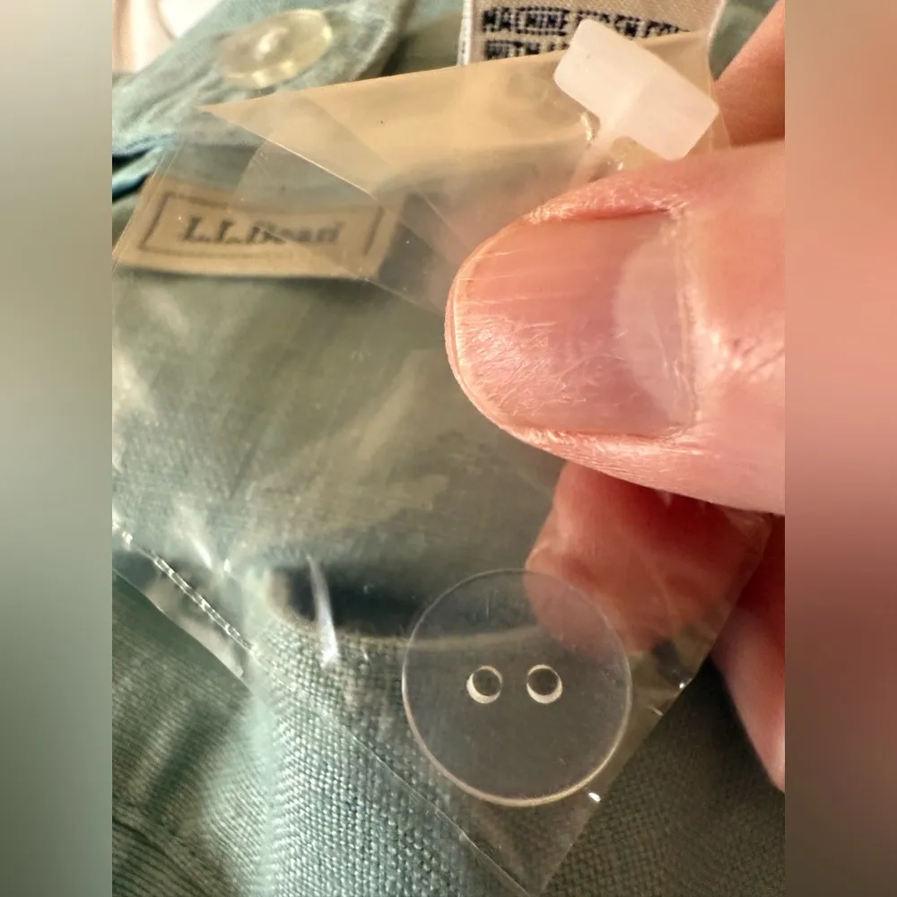 LL Bean 100% Linen Skirt Washable Vintage Modest Church Travel NWT Size 20 - Image 4