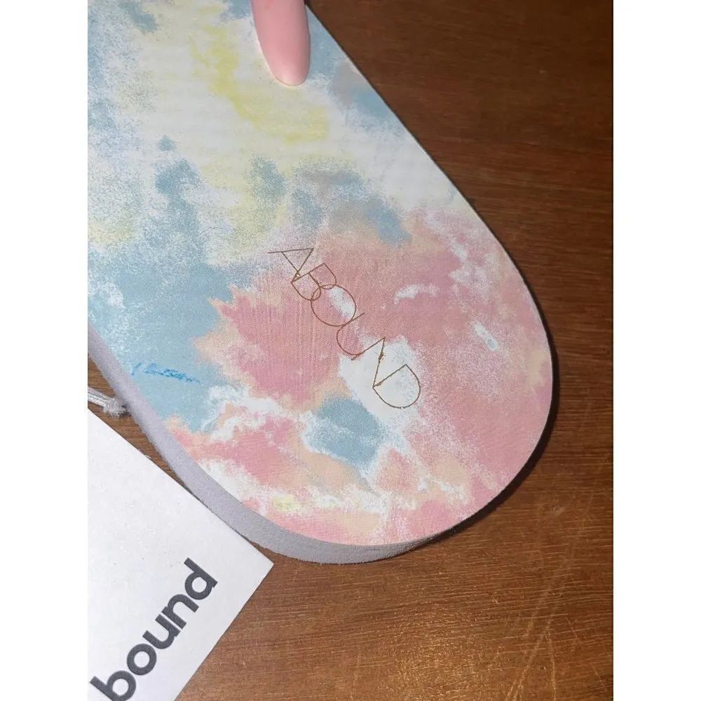 ABOUND Nordstrom Leyo Flip Flops in Pink Powder Stripe Dye New - Image 3