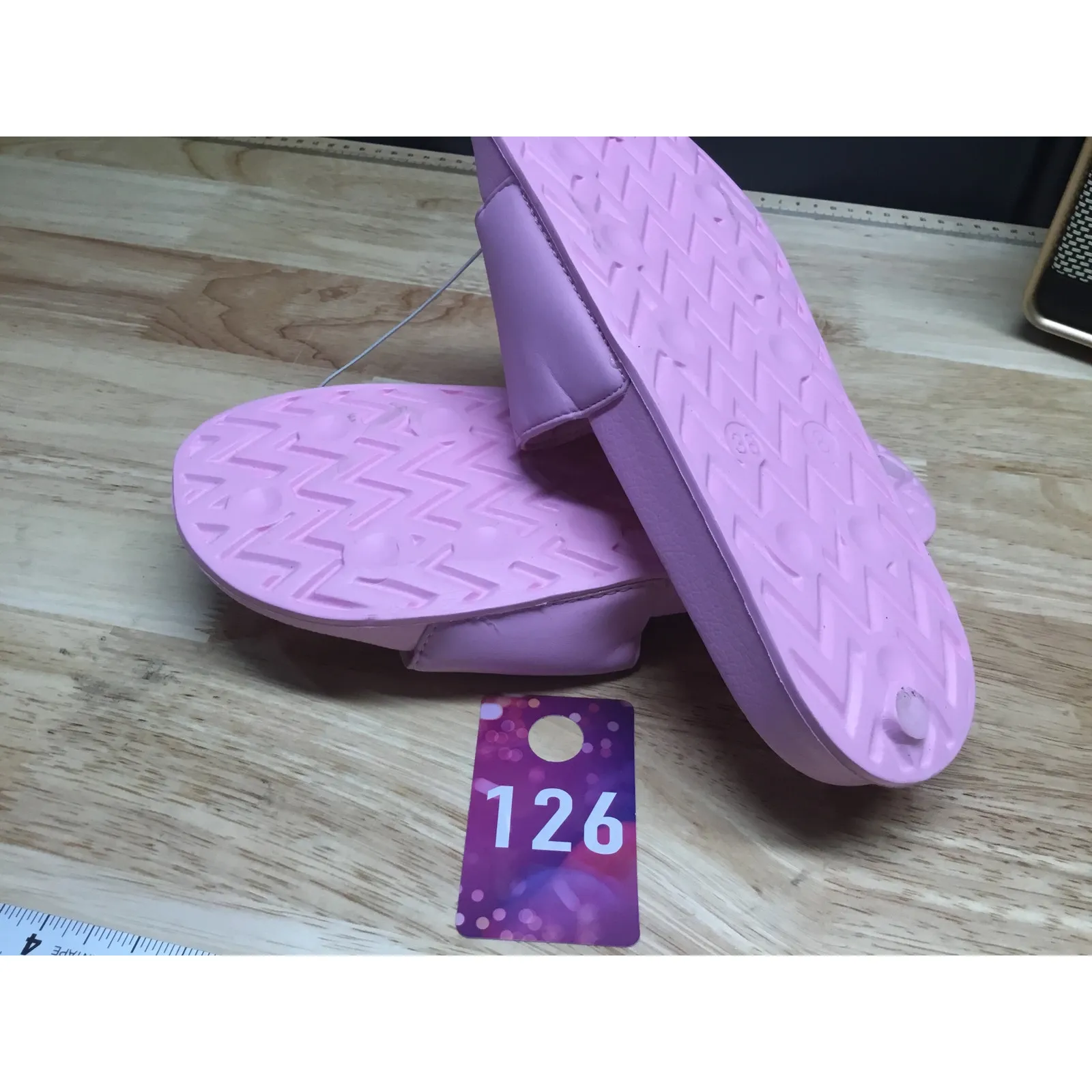 Tretorn Tragant Slide Sandals Women's 8 Lilac Unicorn Rainbow Slip On Open Toe - Image 6