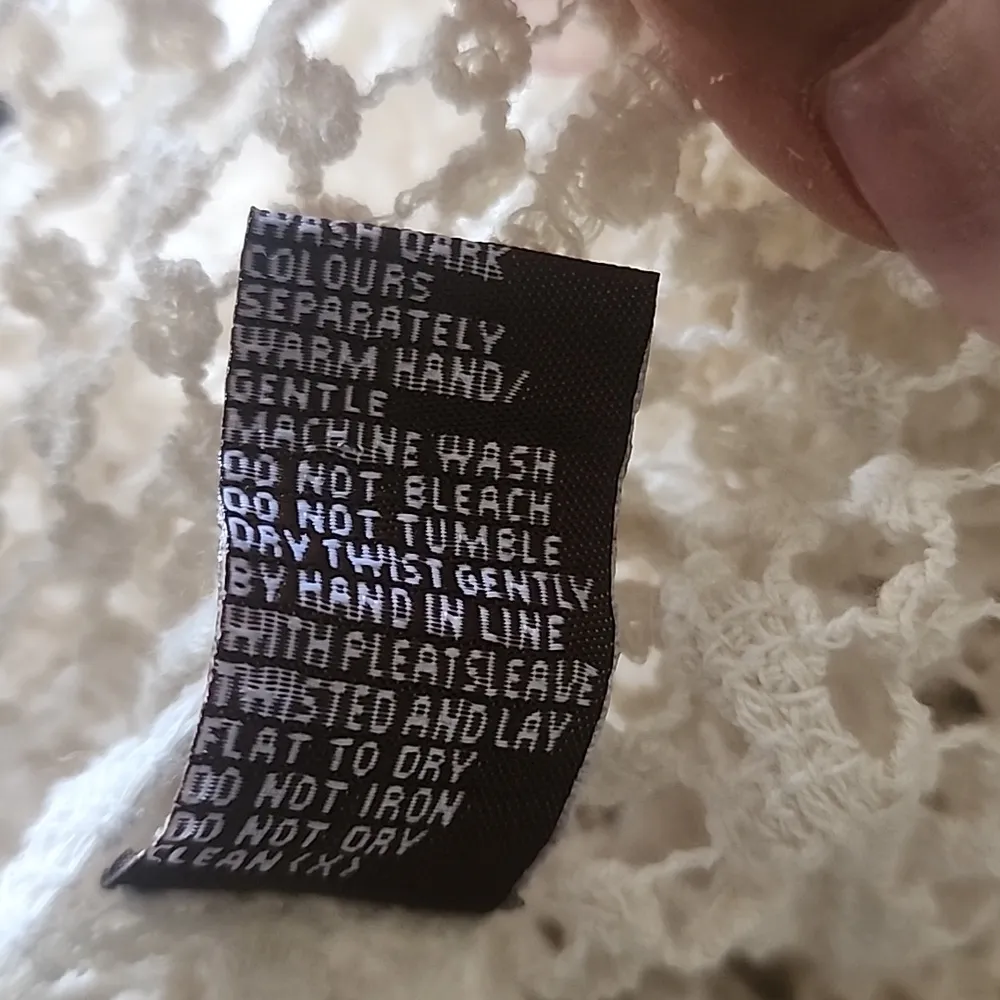 Raj Ivory Mesh Crochet Kimono Size undefined - Image 11