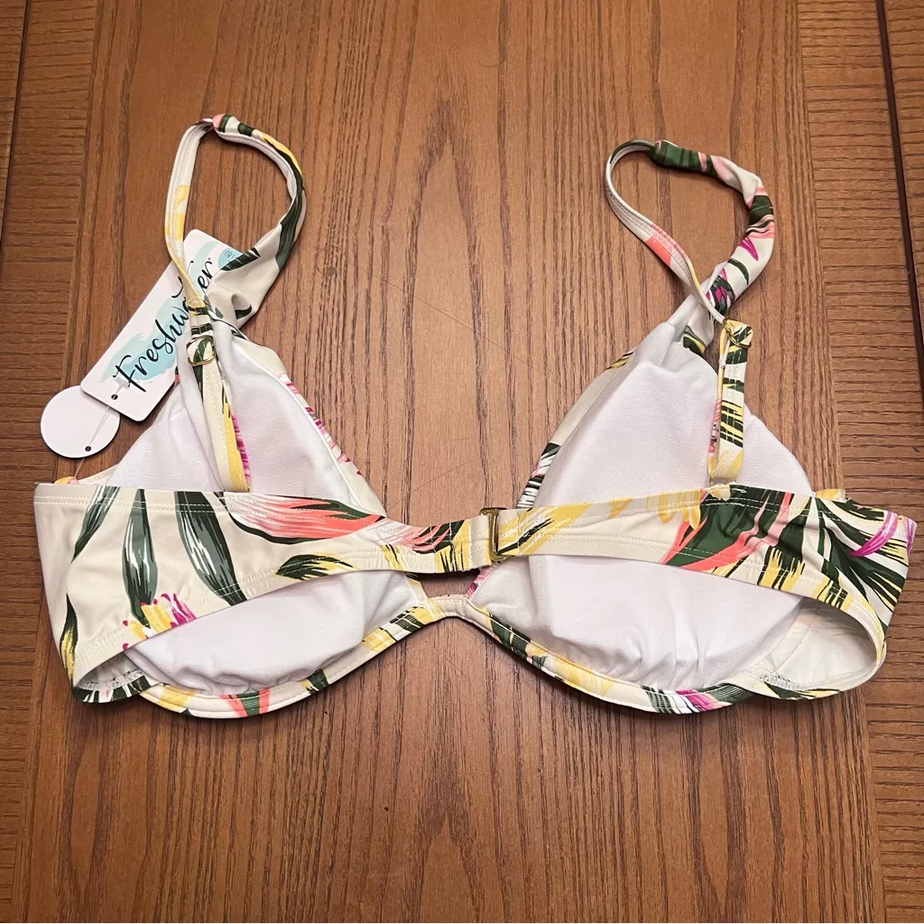 Freshwater Cabana Underwire Longline‎ Swim Top & High - Image 4