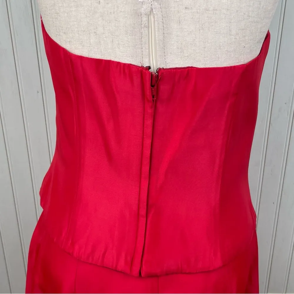 Vintage 90s Y2K Jessica McClintock Gunne Sax Two Piece Sleeveless Formal Dress - Image 5