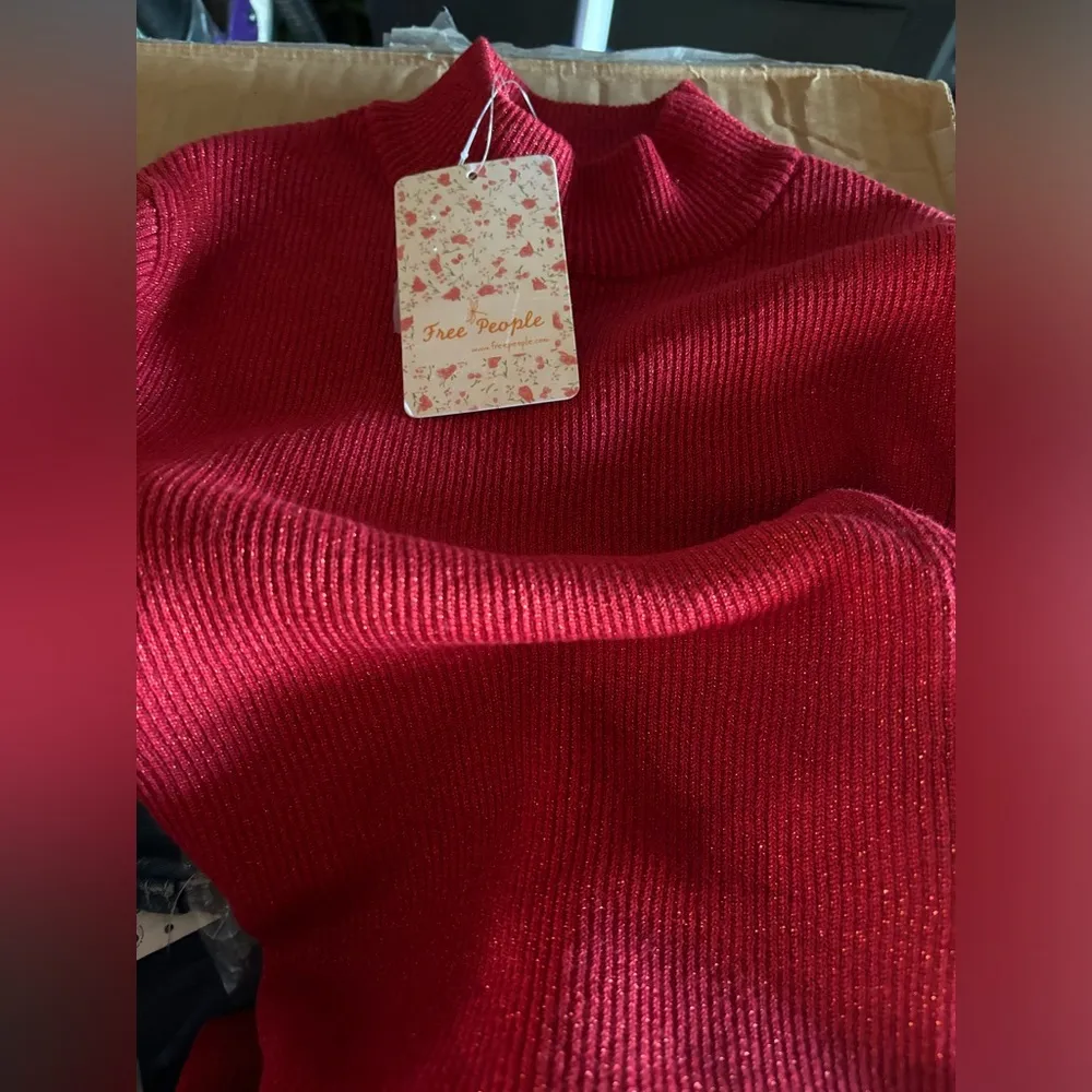 French Girl Mini Sweater Dress LARGE - Image 5