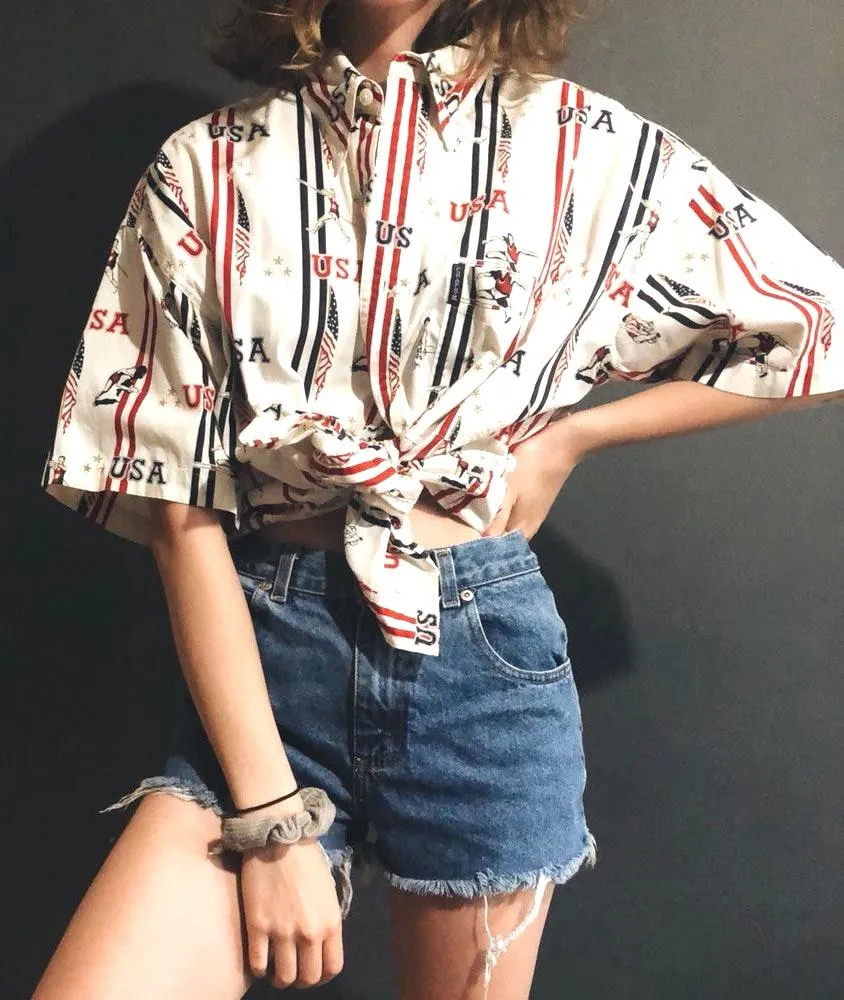 CHAPS USA button Up - Image 3