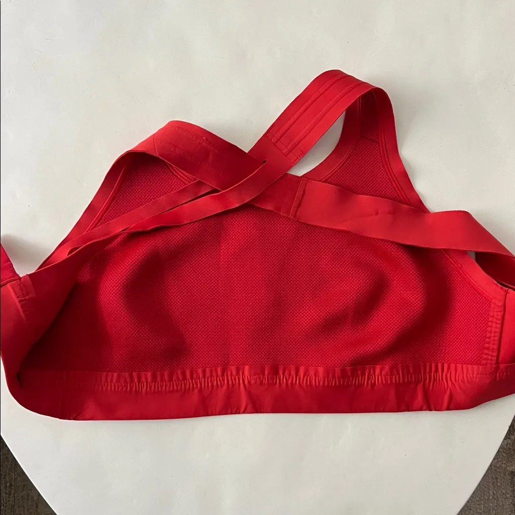SWEATY BETTY ALL TRAIN High Impact Sports Bra in Cardinal Red 34DD - Image 7