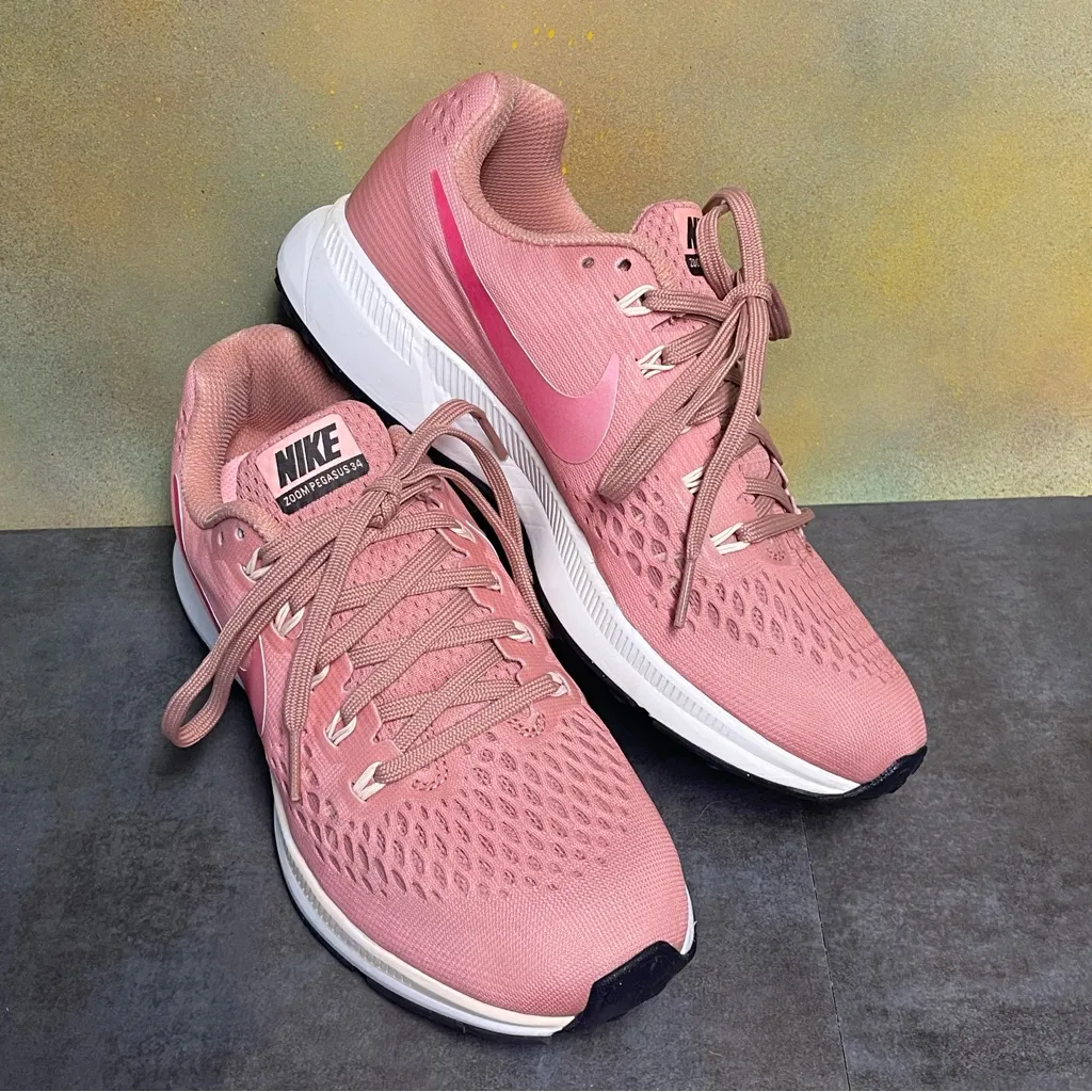 Nike Air Zoom Pegasus 34 Women's Pink Running Shoes Size 7.5 - Image 15