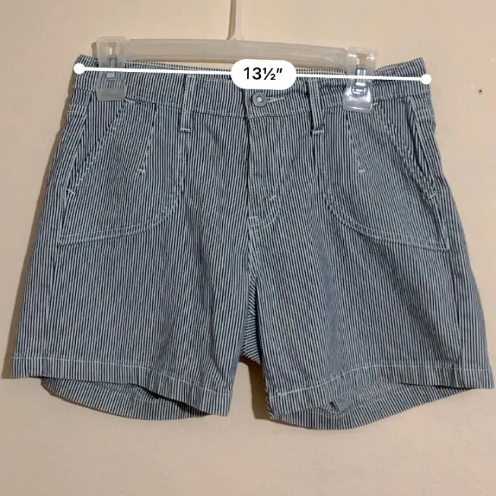 Levis Striped Jean Shorts junior’s Size 4 - Image 4