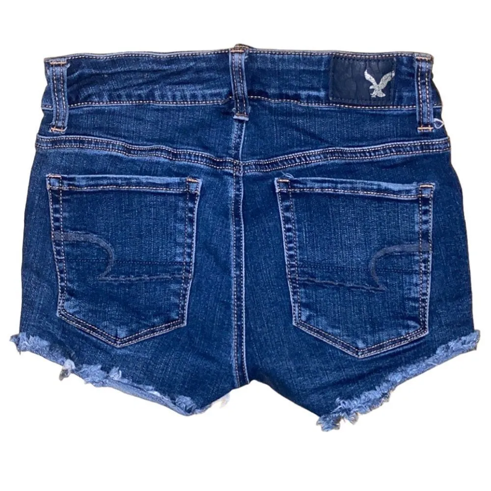 REMOVING JULY 21- American Eagle high rise shortie jean shorts - Image 2
