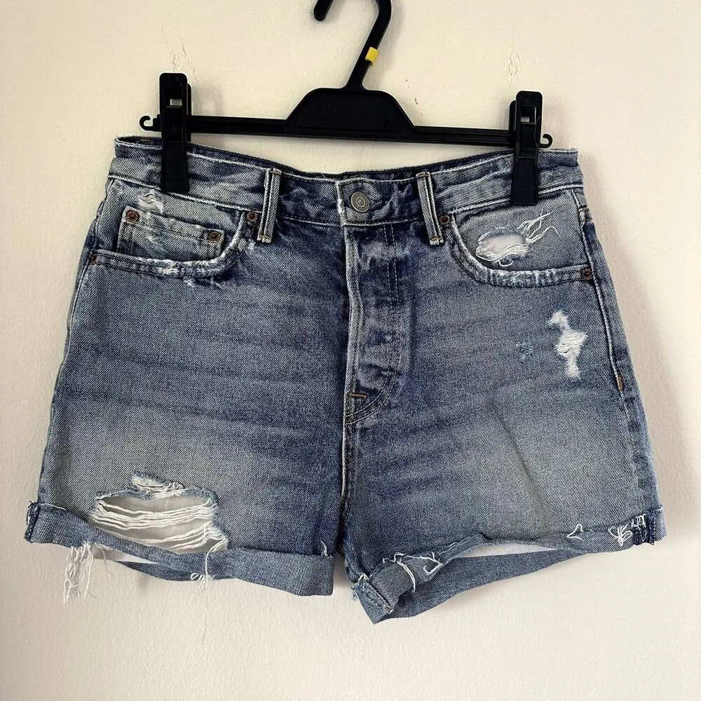 GRLFRND Kerry Denim Shorts - Image 3