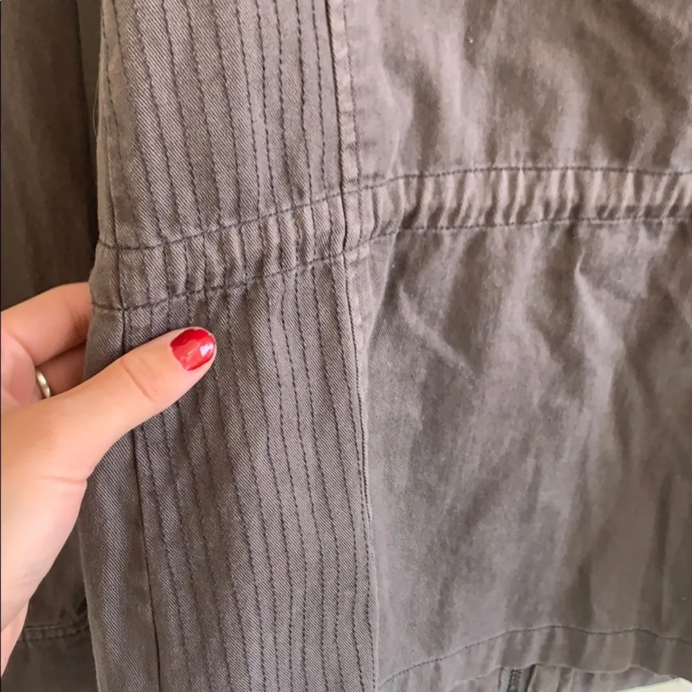 Velvet by graham and spencer brown army cargo jacket! - Image 7