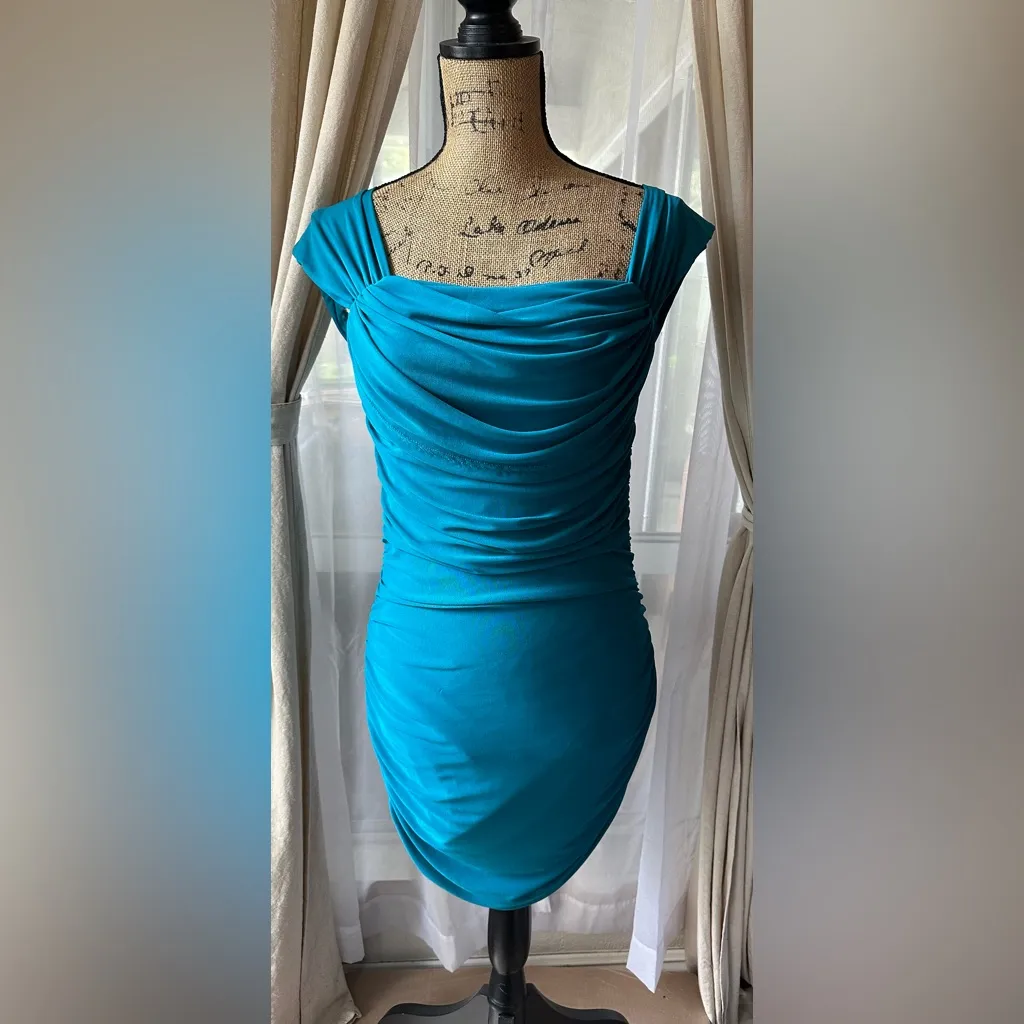 PRETTYGARDEN Womens Tight Pencil Off the Shoulder Mid Length Dress - Image 3