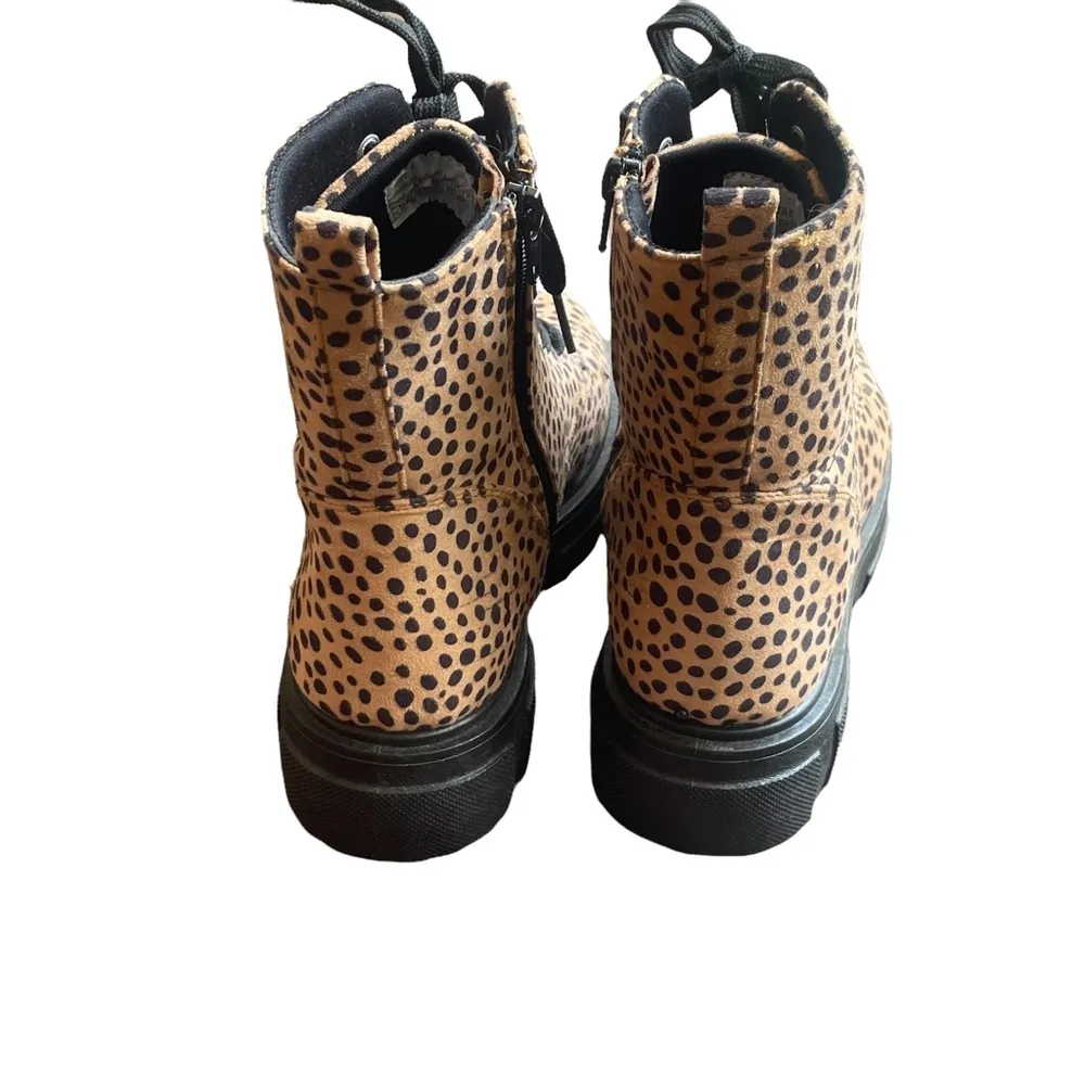 Olivia Miller  Normie leopard print combat boots - Image 10