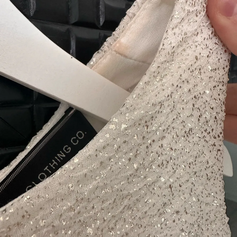 White sparkly dress Size M - Image 3