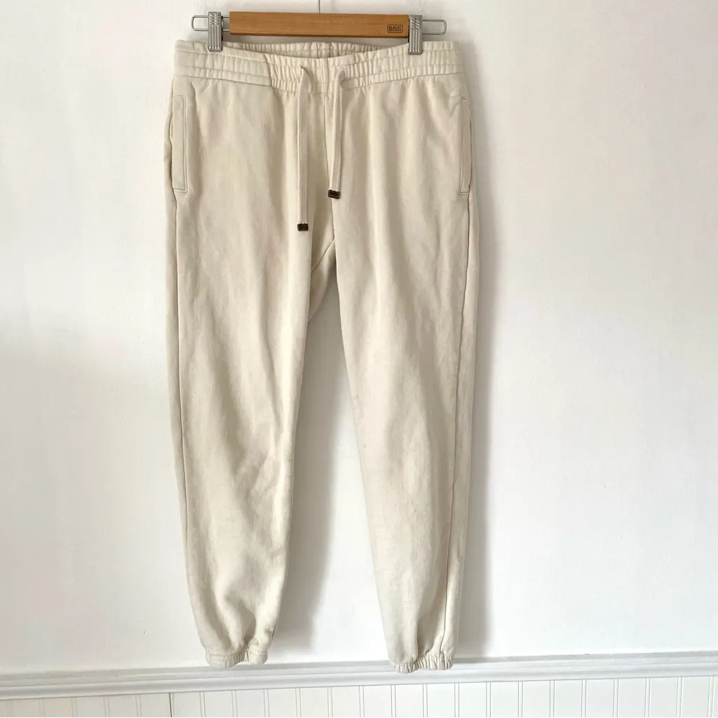 Talentless Heavyweight Bone Sweatpants size small - Image 4