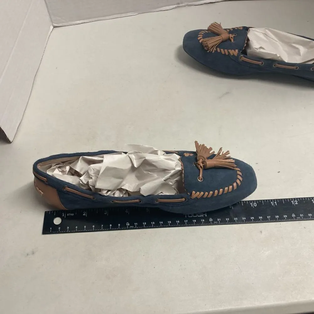 ISAAC MIZRAHI‎ LIVE! Women’s shoes Size 7M, Blue & Tan - Image 5