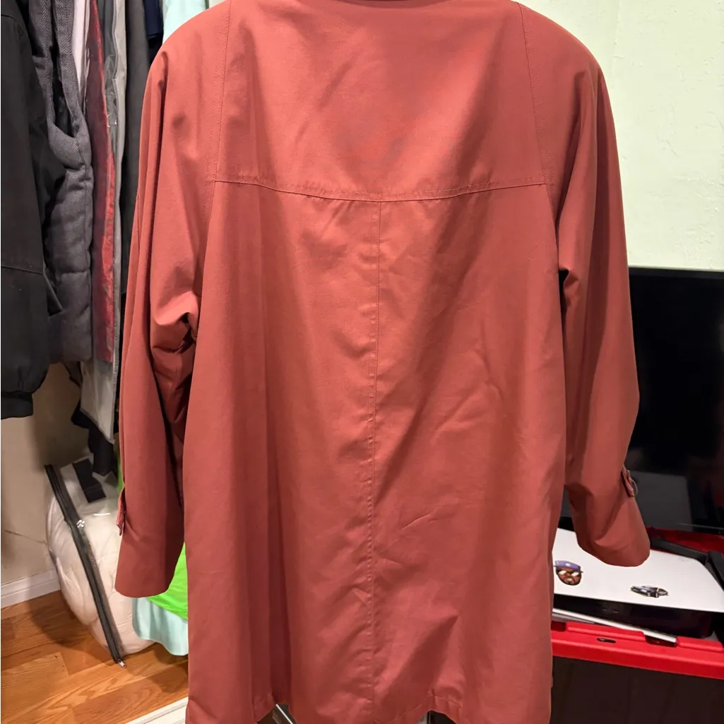 London Fog Women's Terracotta Trench Coat - Image 2