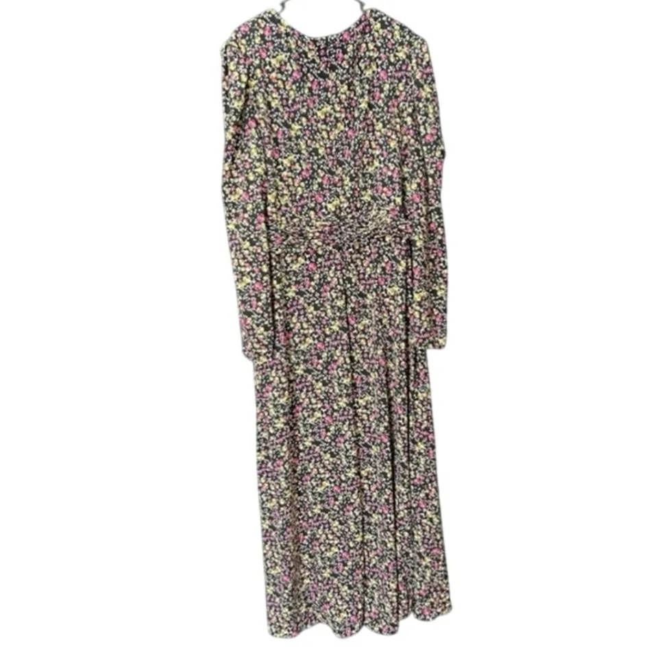 MAC DUGGAL 26916 Floral Print Long Sleeve Dress Size 16 New with Tag MSRP $498 - Image 6