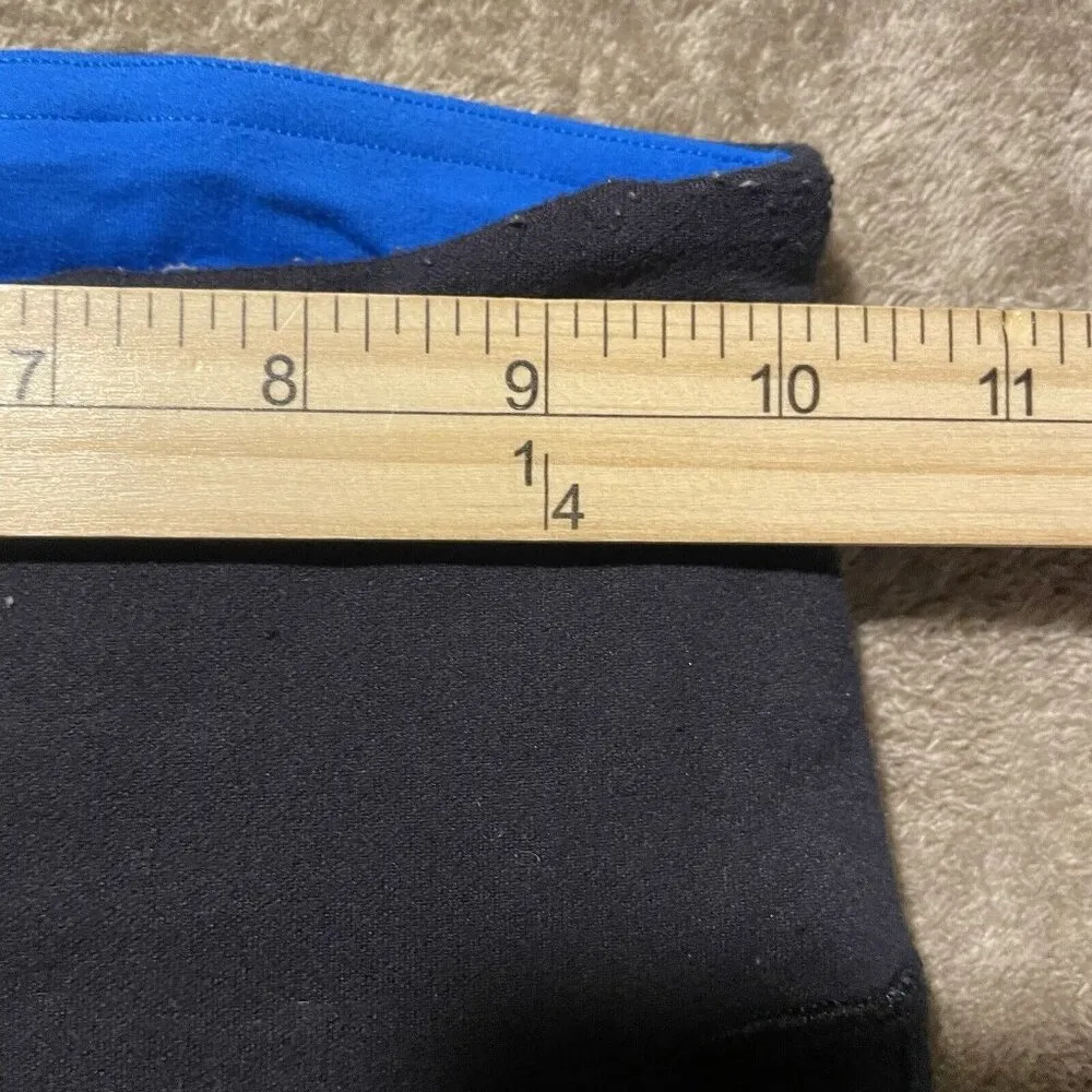 Lululemon Leggings Womens Sz 2 XXS Full Length Ankle Black Blue Pants Mid Rise - Image 8