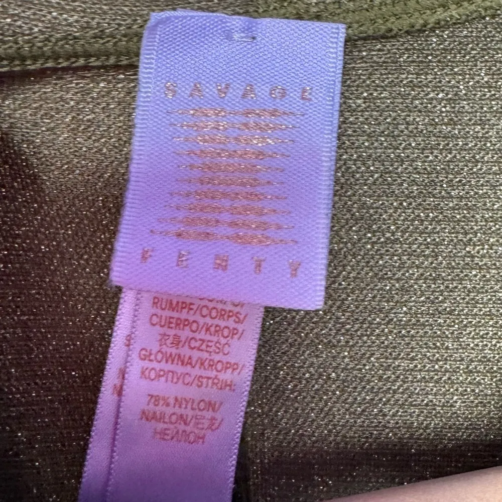 Savage X FENTY Sleep & Shine Hooded‎ Onesie in Military Olive Green Size Small - Image 7