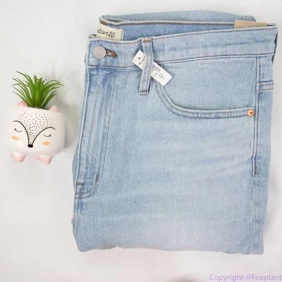 Madewell The High-Rise Slim Crop Boyjean in‎ Dumas Wash: Ripped Edition, 32 - Image 17