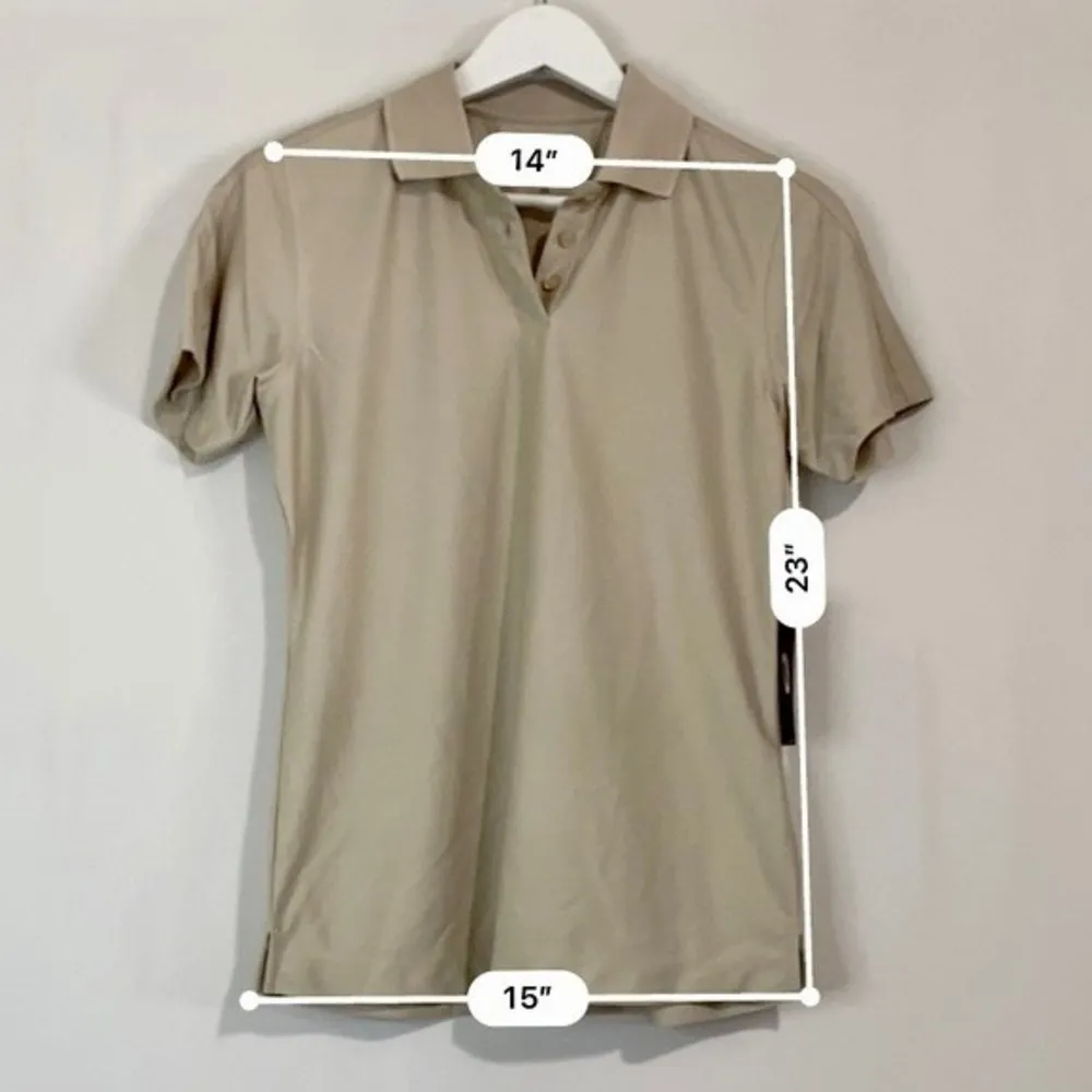 Polo Ultra Club Women’s Cool & Dry Elite Short Sleeve  Light Tan Size XS NWT - Image 10