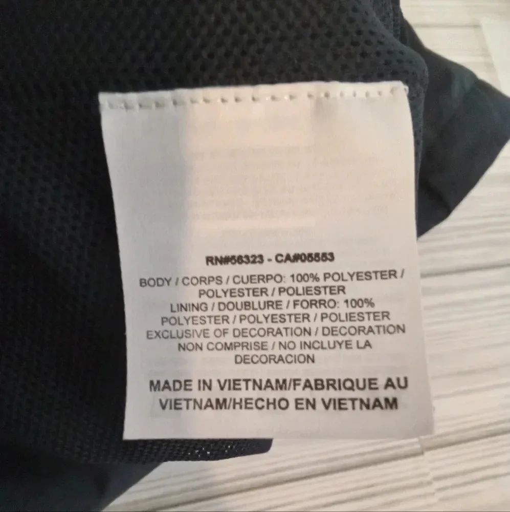 Nike tract Capri pants windbreaker blue women's large - Image 5