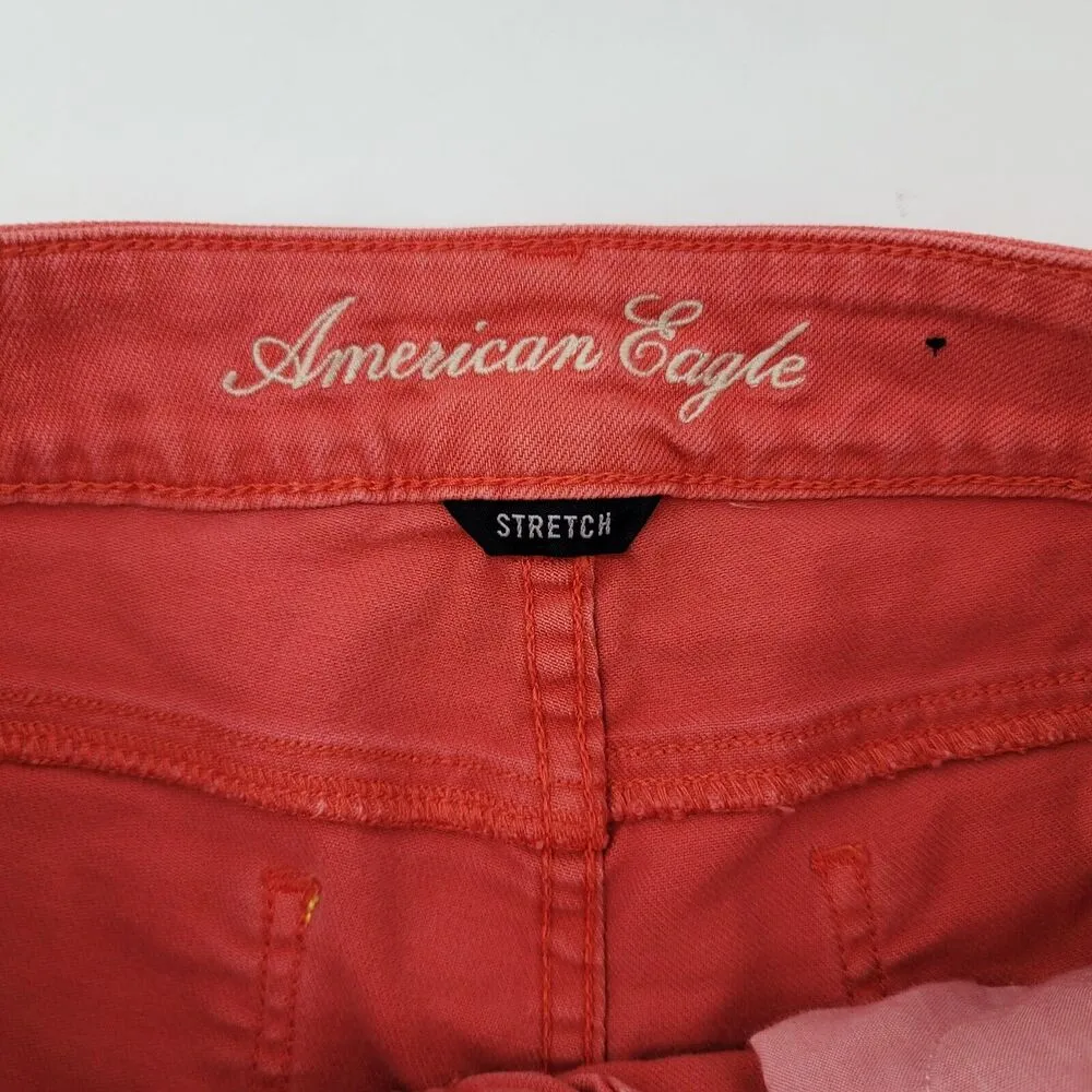 American Eagle Shorts Womens 00 Booty Hot Pants Stretch Cutoff Frayed - Image 4