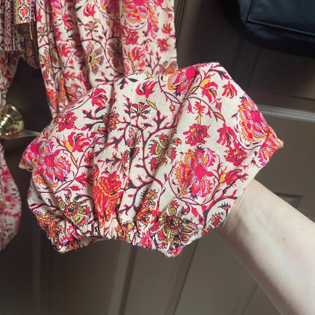 Nicole Miller Vibrant Floral pants size M - Image 2