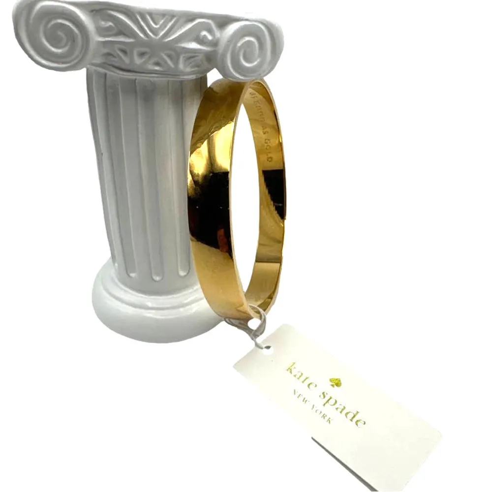NWT KATE SPADE New York  Idiom "As Good as Gold" Bangle Bracelet - Image 2