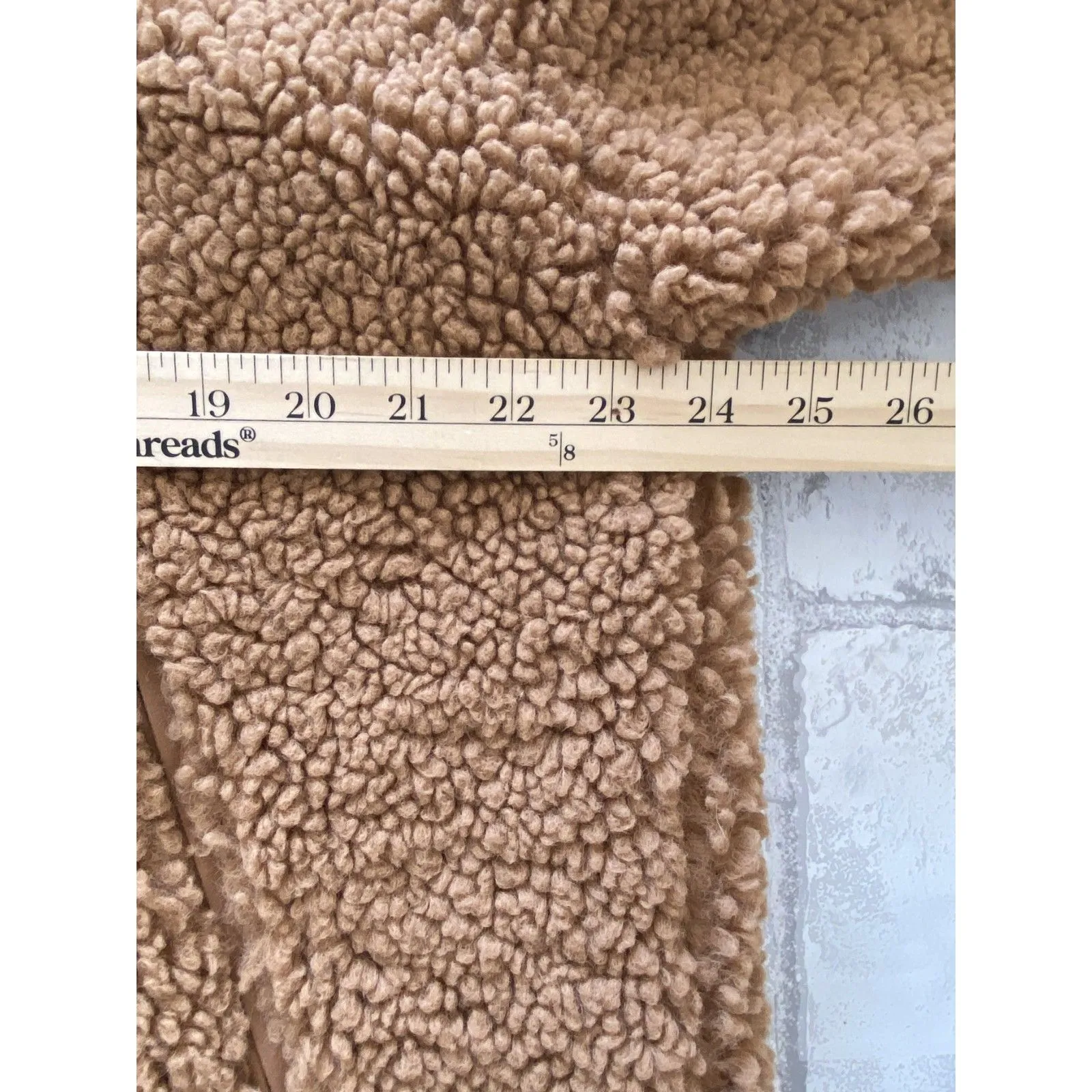 Everlane The ReNew Fleece Full Zip Shearling Inspired Fleece Teddy Bear Jacket L - Image 6