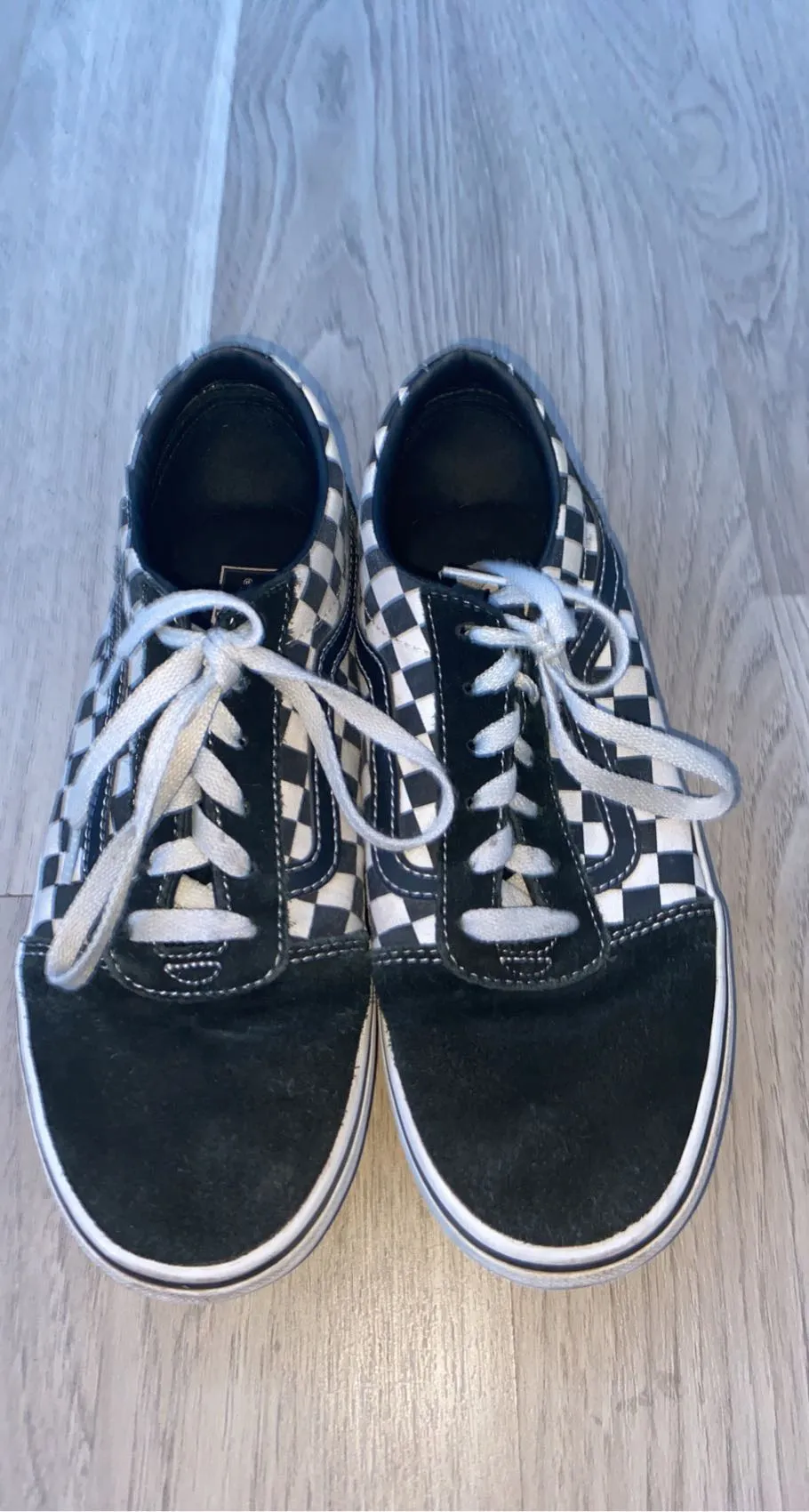 Vans Black Checkerboard Slip On - Image 3