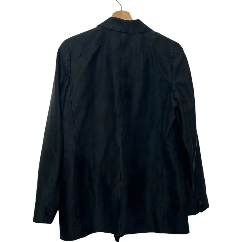 Madewell Caldwell Blazer Black Double Breasted Two Button Women’s Medium - Image 5