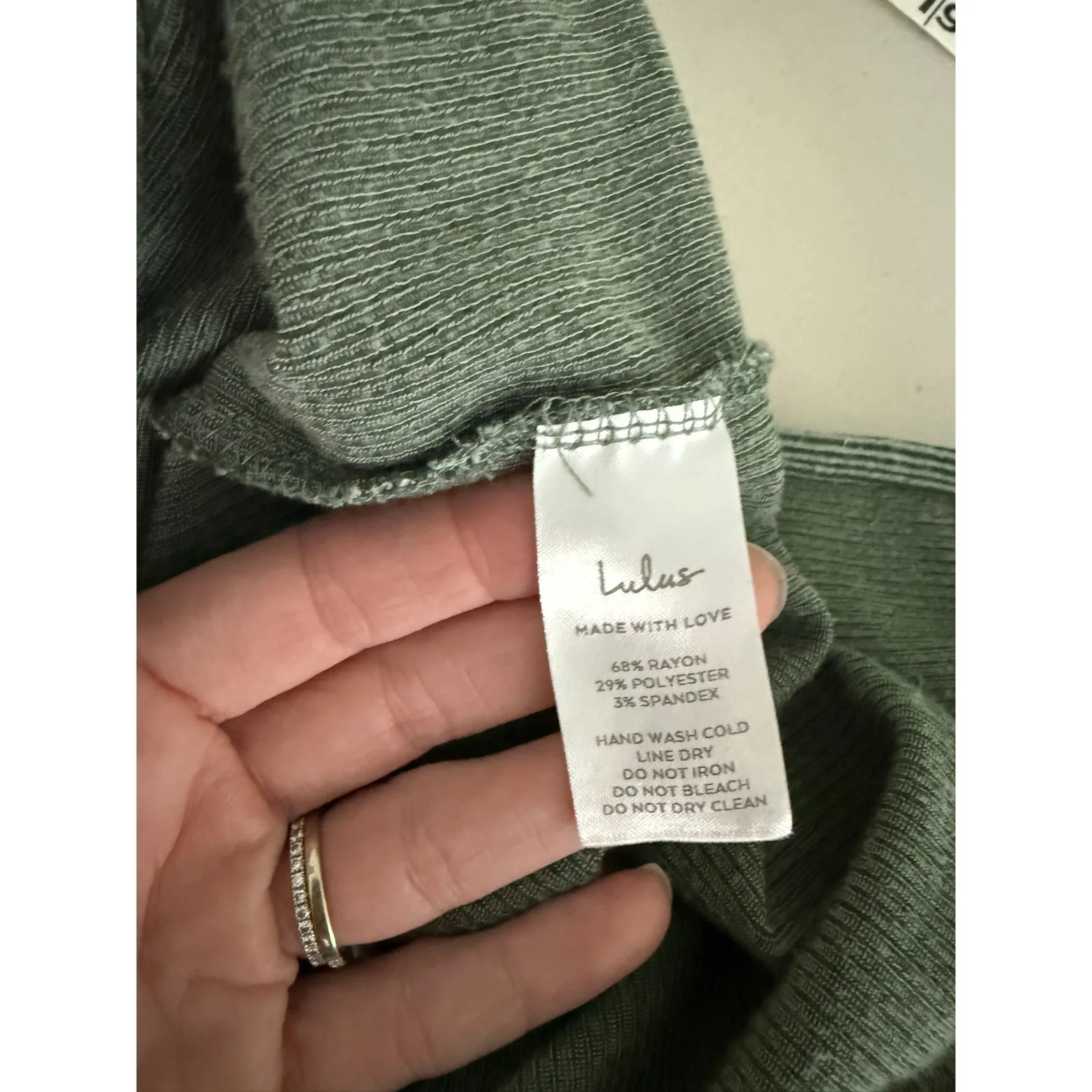 Lulu's Relaxed But Not Least Sage Green Bodycon Racerback Slit Long Maxi Dress S - Image 4