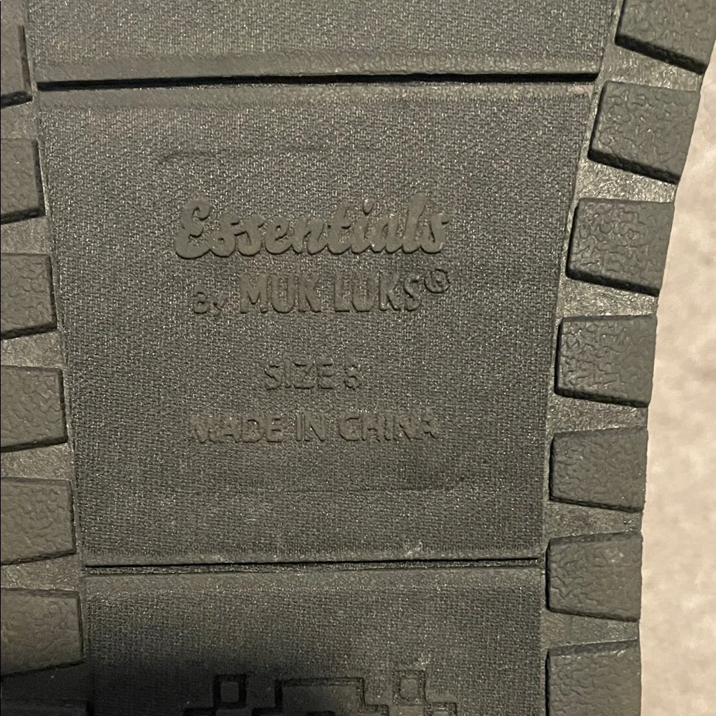 Essentials by MUKLUKS Cozy Gray Knit Women's Boots | Size 8 - Image 3