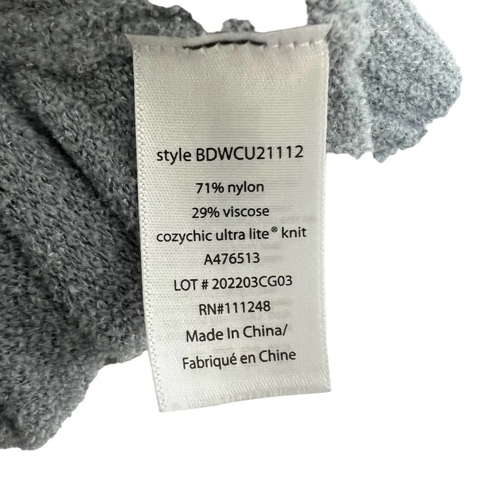 Barefoot Dreams Cozy Chic Ultra Lite Hoodie Cardigan Sweater Medium - Image 6