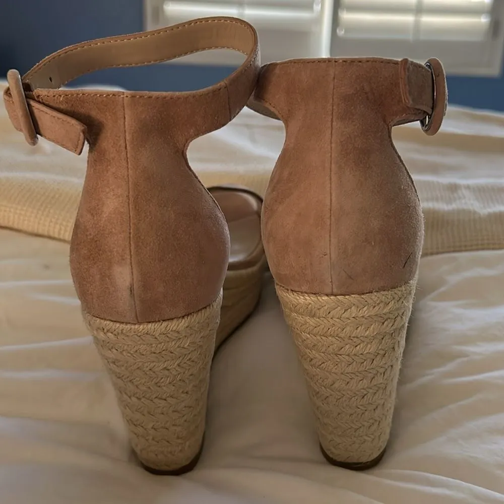 Pelle Moda Ryne Wedge – Blush Kid Suede | Women Wedges, size 9.5, NWT Pink - Image 6