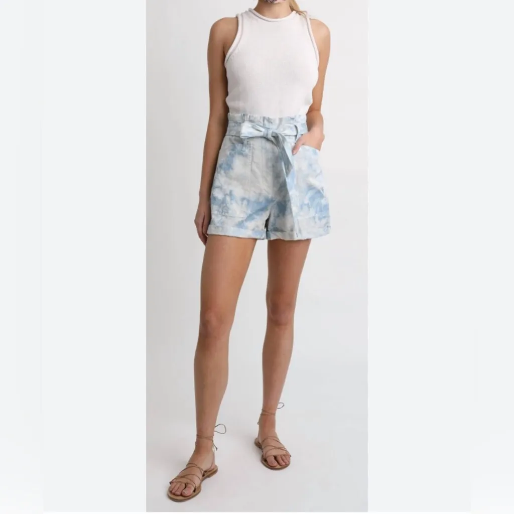 A.L.C.
Davidson Tie-Dye Paperbag Shorts - Image 3