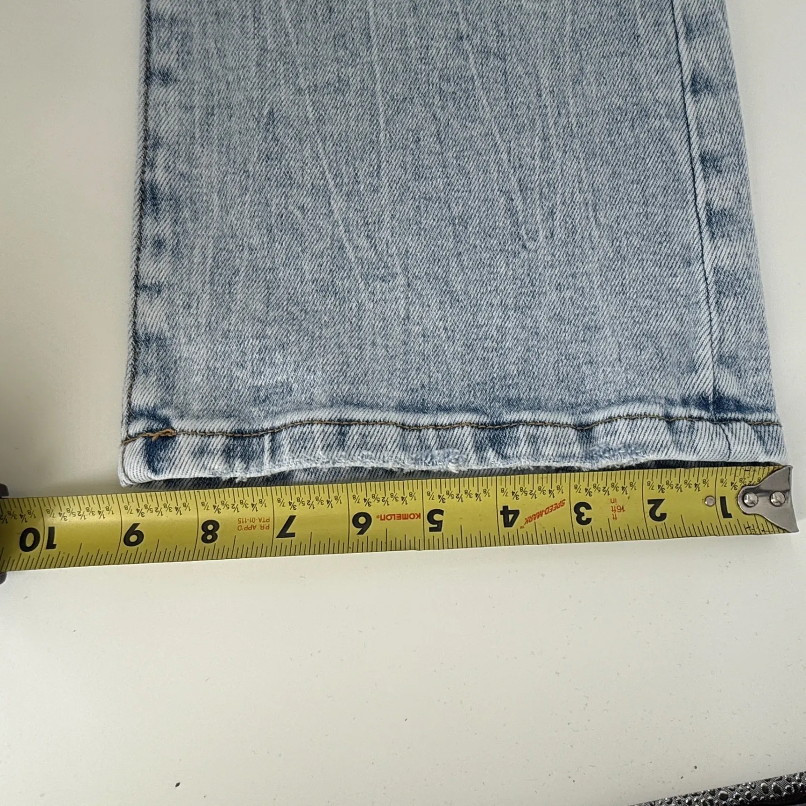 BKE Payton Women's Jeans Size 26x30 Mid Rise Bootcut Light Wash Distressed - Image 10