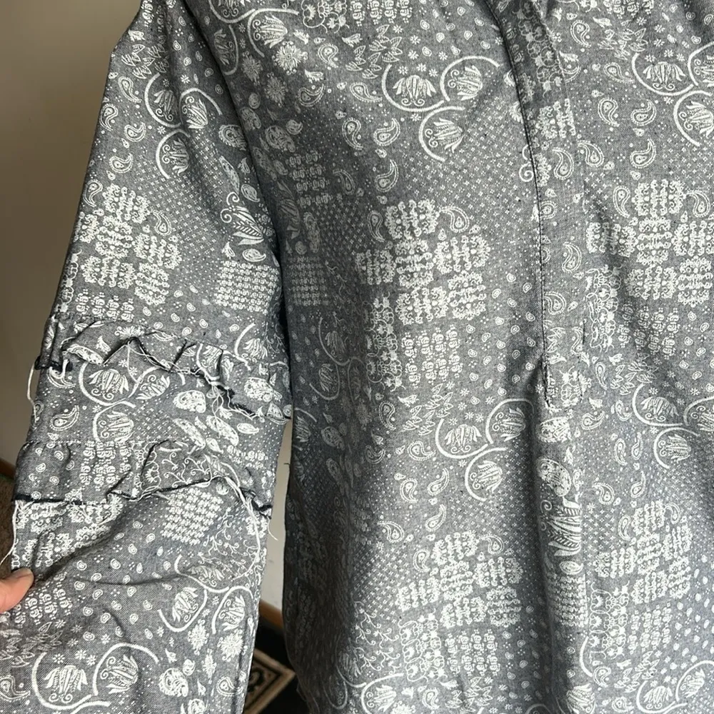 Dylan Paisley Boho Blouson Sleeve Too Size Small NWT - Image 8