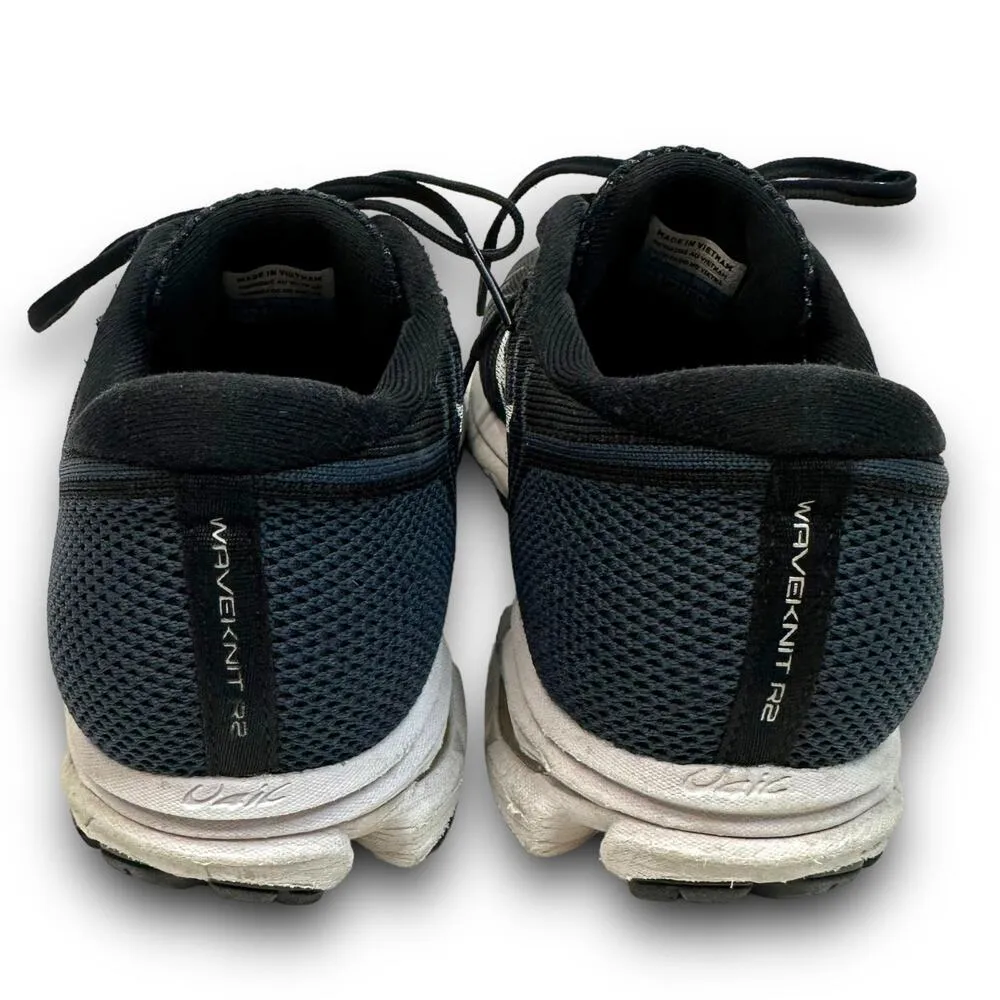 Mizuno Womens Waveknit R2 Gym Athletic Sneakers Shoes Black Dark Blue Size 9.5 - Image 6