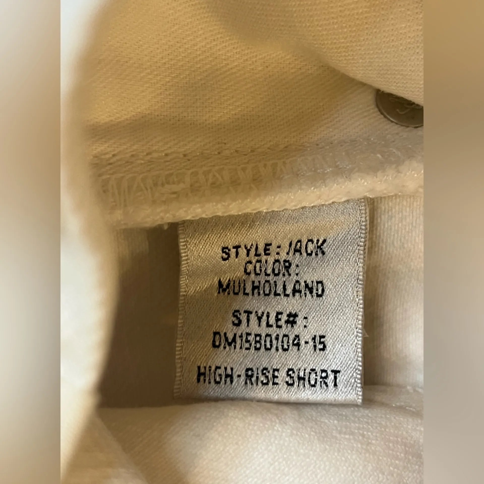 NWT Lovers + Friends Jack High Rise Cut Off Short White Geneva Denim Size 26 - Image 9