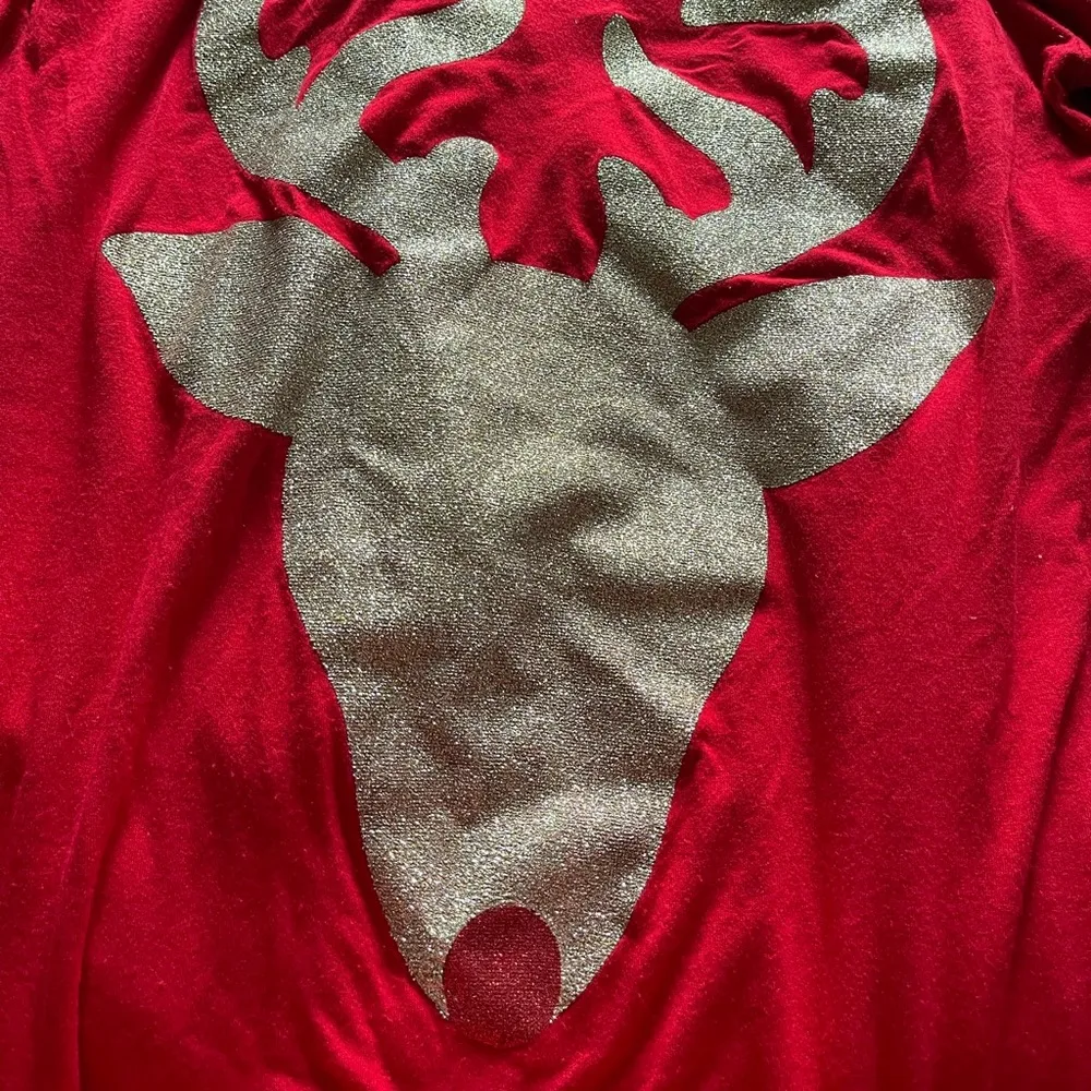 REINDEER RUDOLPH GLITTERED TUNIC Size M - Image 2