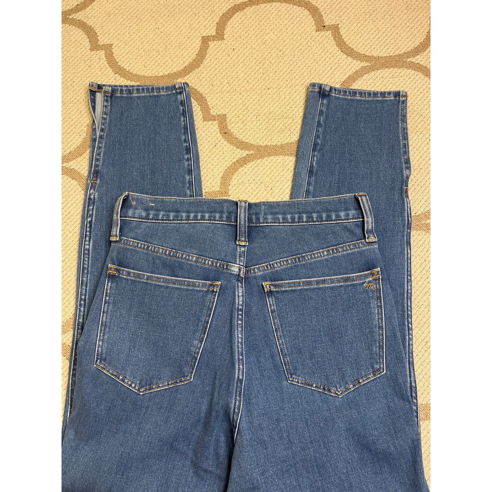 Madewell 11" High-Rise Roadtripper Skinny Jeans: Slit-Hem, dm2475, size 26 - Image 13