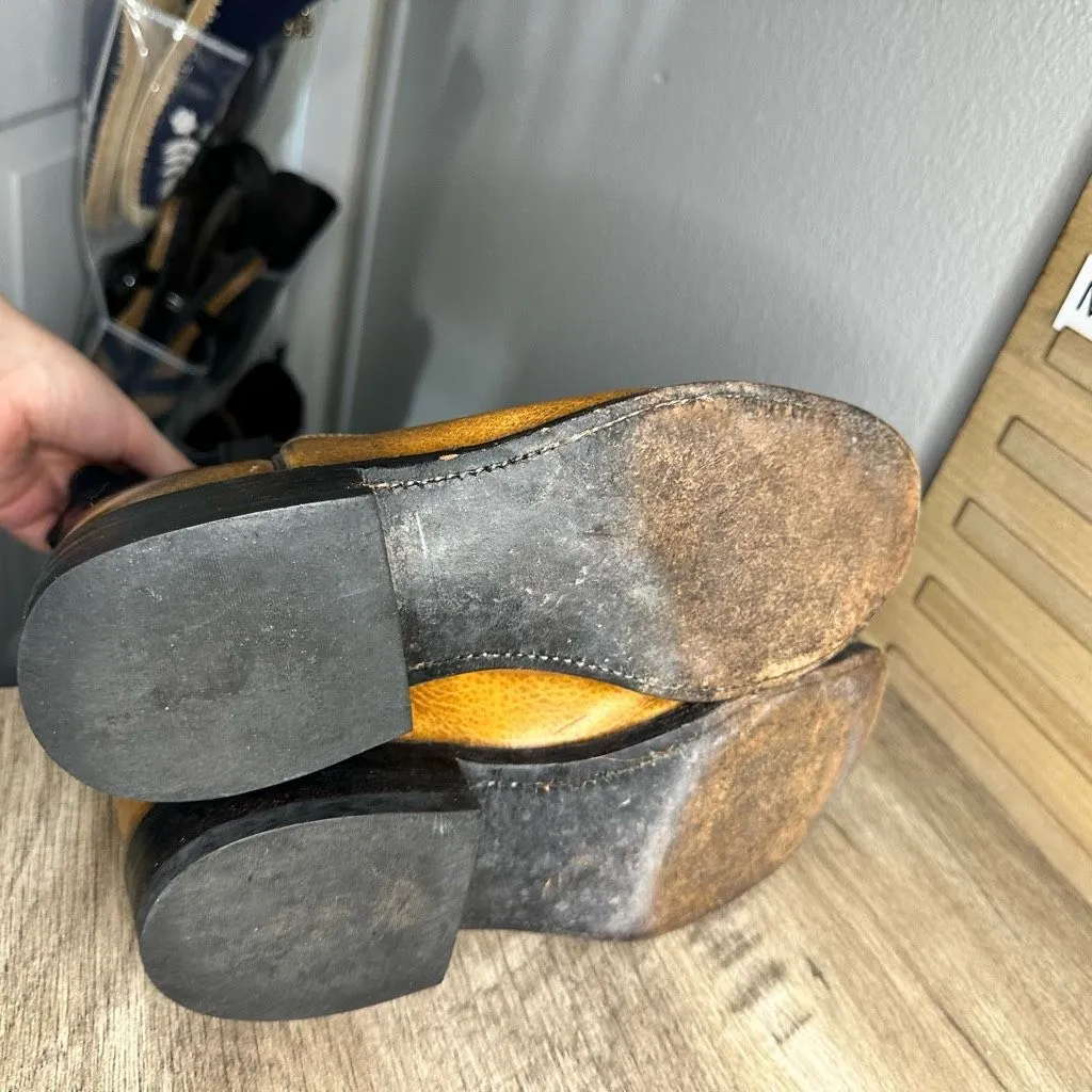 Larry Mahan Women’s 265 6.5 Leather Cowboy Cowgirl Western Boots - Image 4