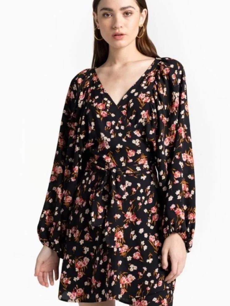 A. L. C Carlo floral wrap mini dress WORN ON TV NEW - Image 5
