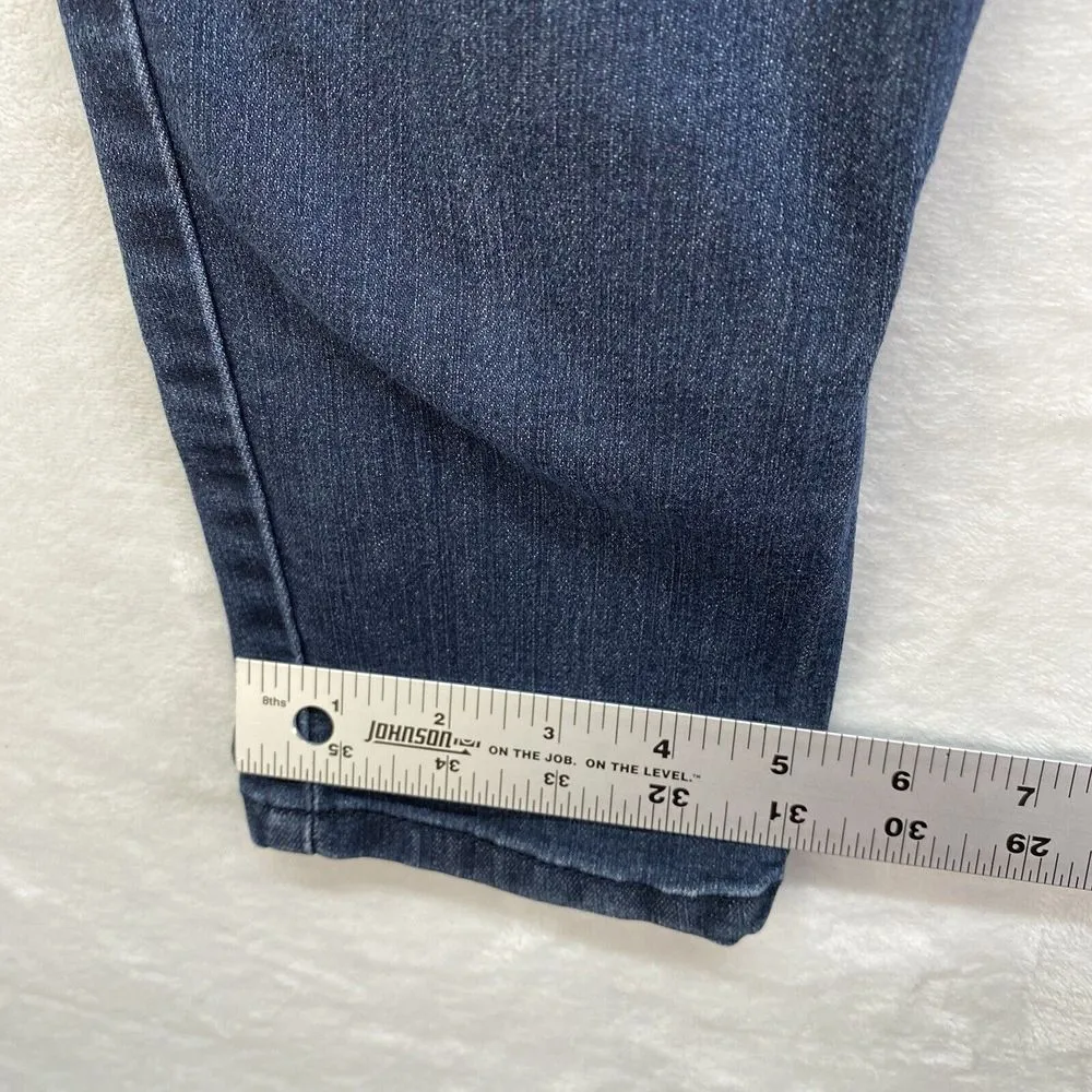 Democracy Jeans Womens‎ 10 Indigo Wash Ab technology Slim tapered Leg - Image 7