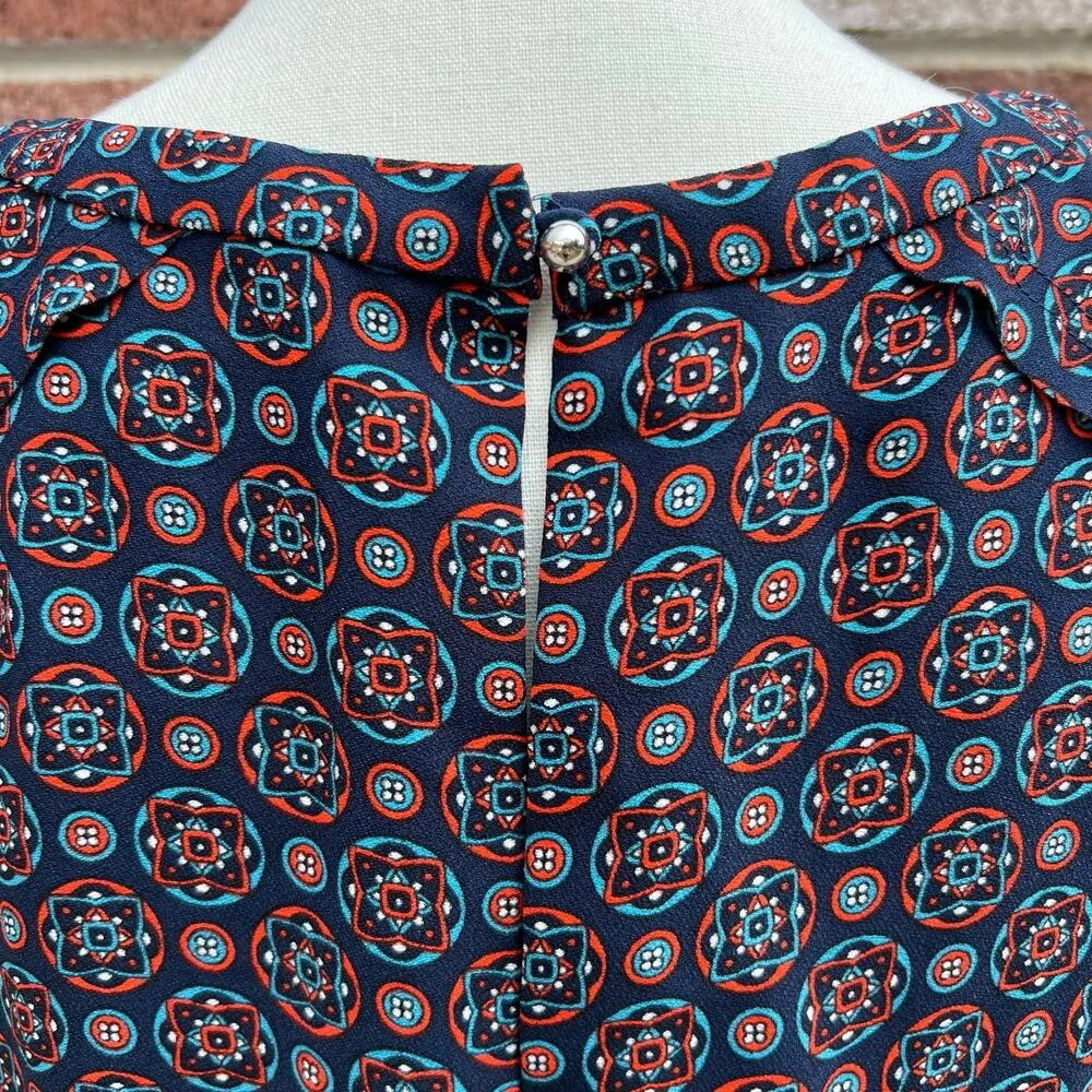 Banana Republic Women's Abstract Print Dress Size 6 - Image 4